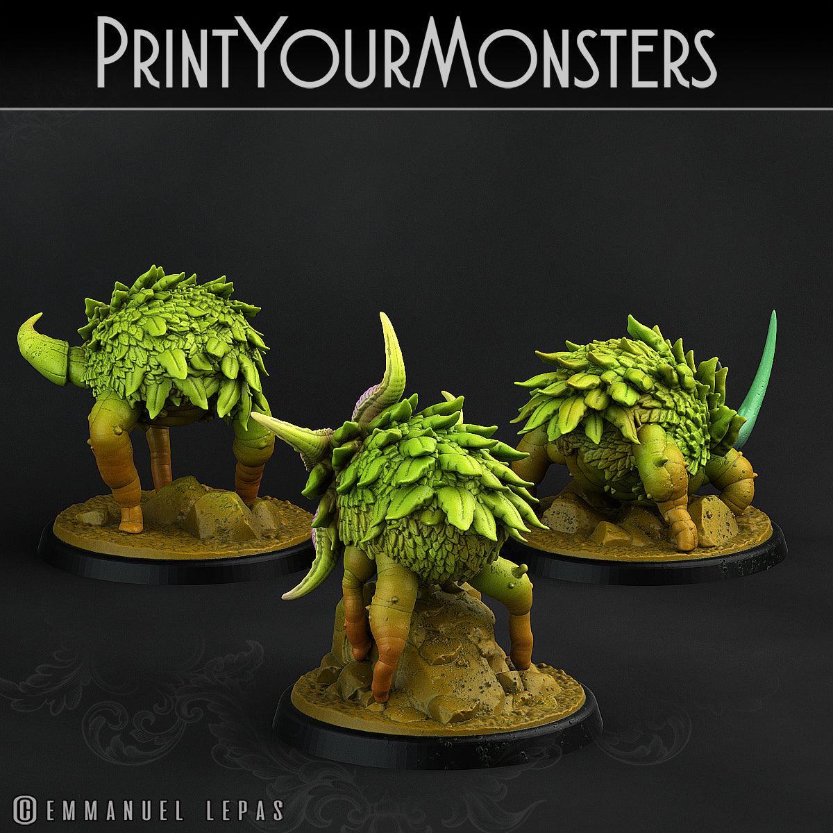 3D Printed Print Your Monsters Dragonfruits Carniflora Jungle Predators 28mm - 32mm D&D Wargaming