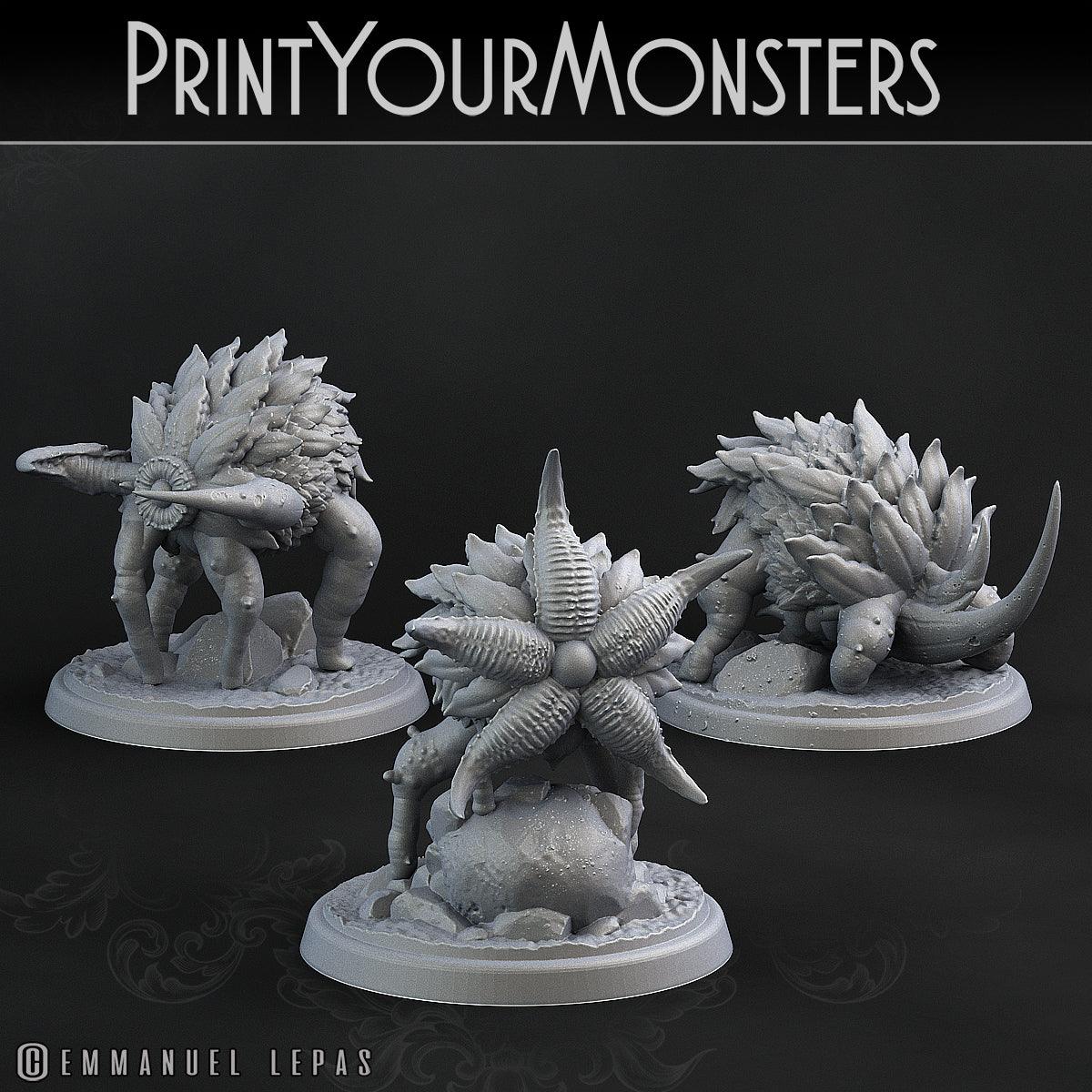3D Printed Print Your Monsters Dragonfruits Carniflora Jungle Predators 28mm - 32mm D&D Wargaming