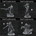 3D Printed Print Your Monsters Frozen Skeletons The Wrath of Gloomrime Monsters Part I Set 28mm - 32mm D&D Wargaming