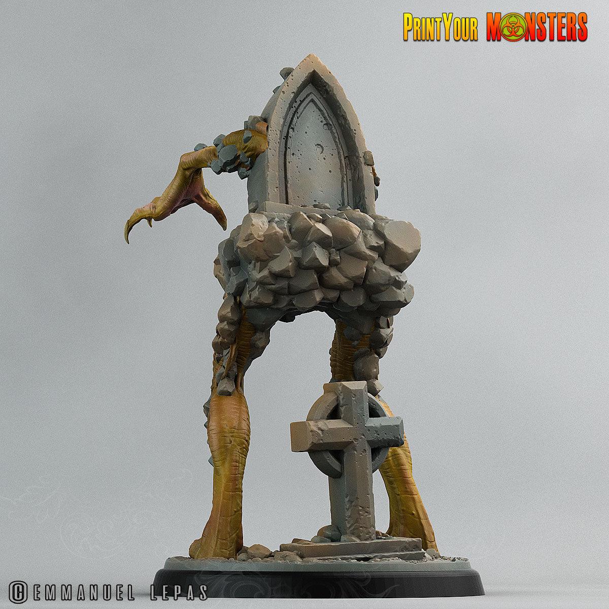 3D Printed Print Your Monsters Graveyard Monsters The Living Graveyard 28mm - 32mm D&D Wargaming