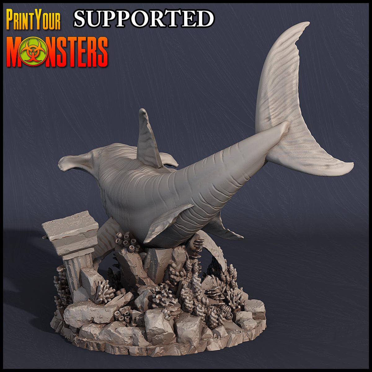 3D Printed Print Your Monsters Great Hammer Rider Dark Water Sanctum 28mm - 32mm D&D Wargaming