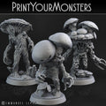 3D Printed Print Your Monsters Grotto Fungi Warriors Nightmare Grotto Fungi 28mm - 32mm D&D Wargaming