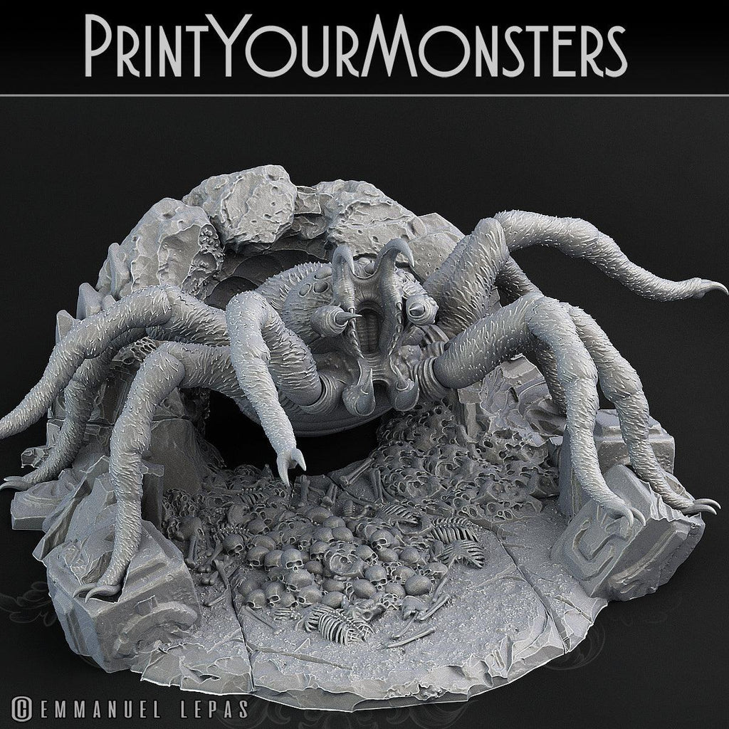 3D Printed Print Your Monsters Hollowhaunt Tarantula Spider 28mm - 32mm D&D Wargaming