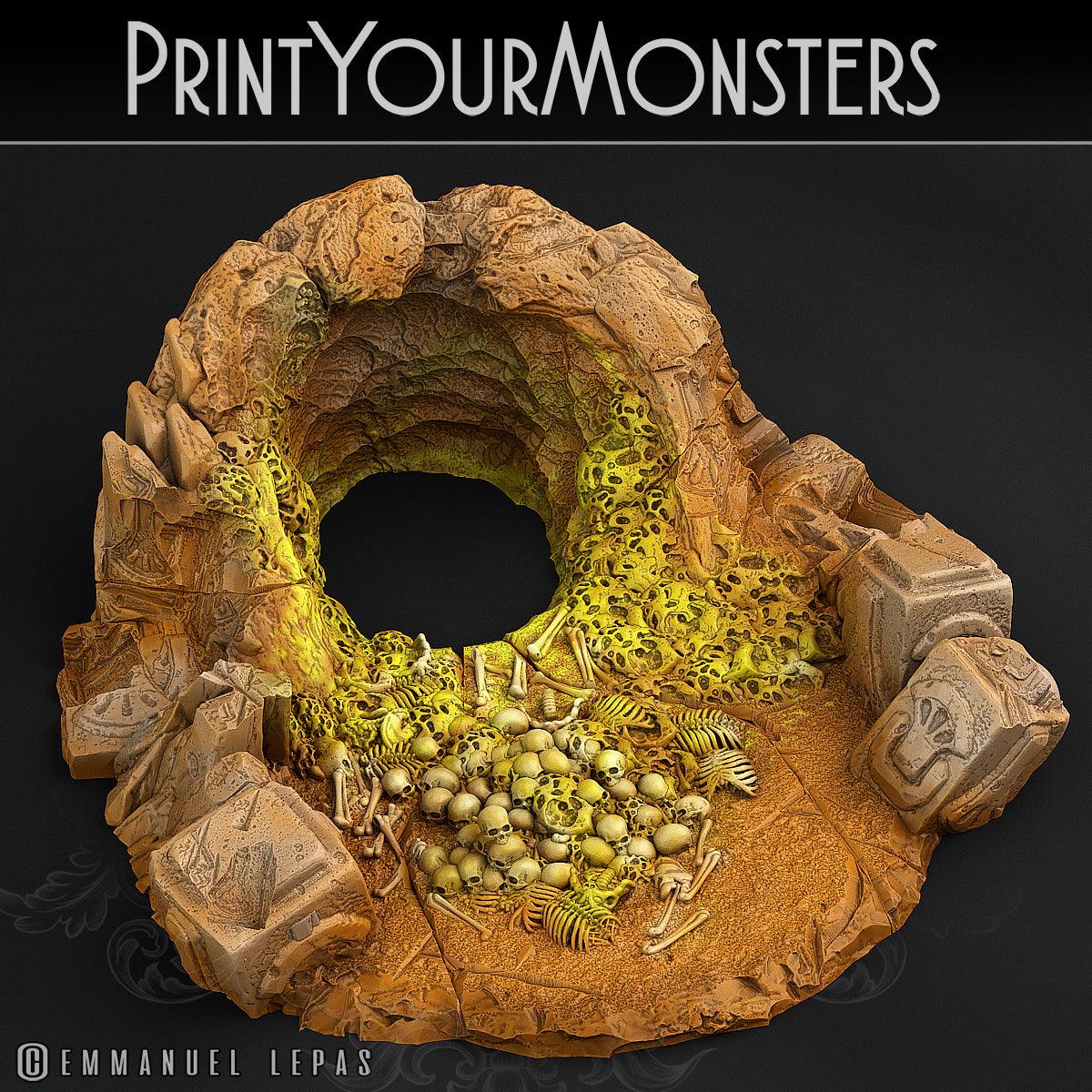 3D Printed Print Your Monsters Hollowhaunt Tarantula Spider 28mm - 32mm D&D Wargaming