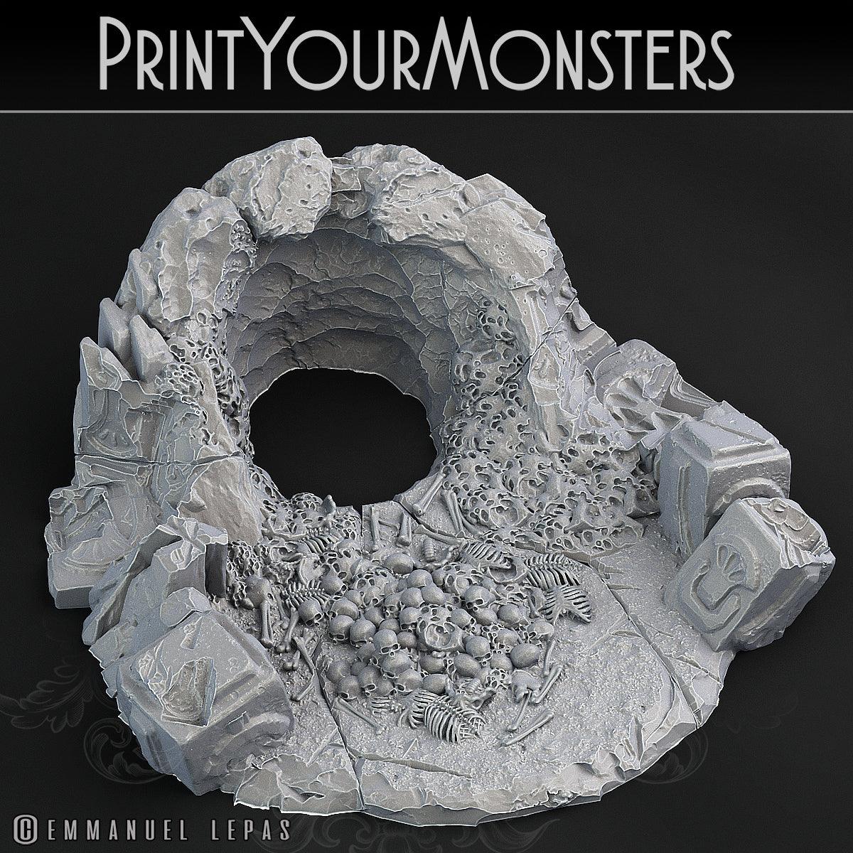 3D Printed Print Your Monsters Hollowhaunt Tarantula Spider 28mm - 32mm D&D Wargaming