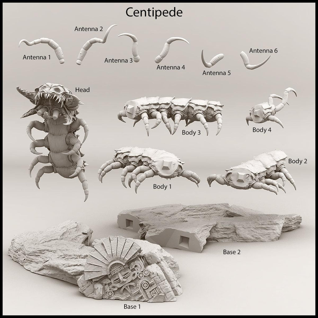 3D Printed Print Your Monsters Jungle Goblins Pack 28mm - 32mm D&D Wargaming