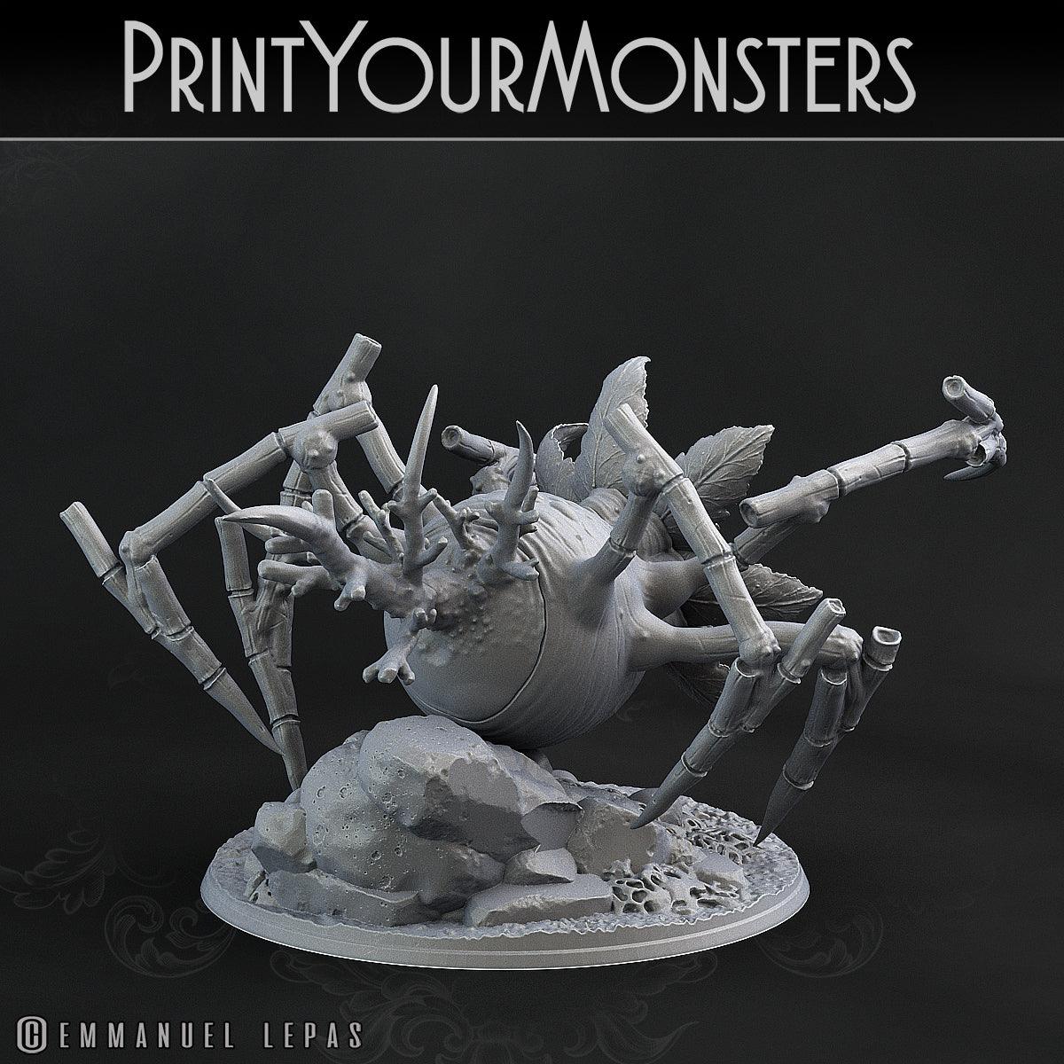 3D Printed Print Your Monsters Leaftongue Tarantulas Carniflora Jungle Predators 28mm - 32mm D&D Wargaming