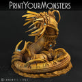 3D Printed Print Your Monsters Mechanic Worm Total Worms 2 Set 28mm - 32mm D&D Wargaming