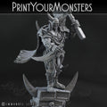3D Printed Print Your Monsters Orc Champion Desert Orcs Set 28mm - 32mm D&D Wargaming