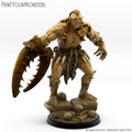 3D Printed Print Your Monsters Orc Warrior 3 Desert Orcs Set 28mm - 32mm D&D Wargaming