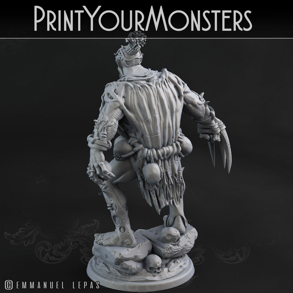 3D Printed Print Your Monsters Orc Warrior 4 Desert Orcs Set 28mm - 32mm D&D Wargaming