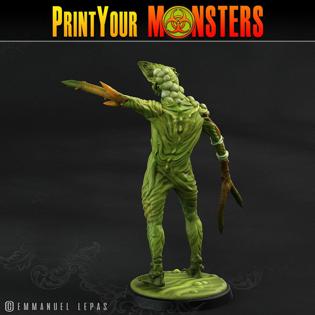 3D Printed Print Your Monsters Plague Men Plague Army Of Spooky Swamp Set 28mm - 32mm D&D Wargaming