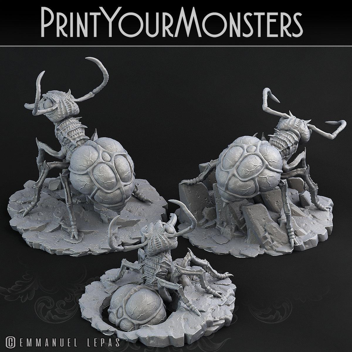 3D Printed Print Your Monsters Poisonous Ants Total Insects 28mm - 32mm D&D Wargaming