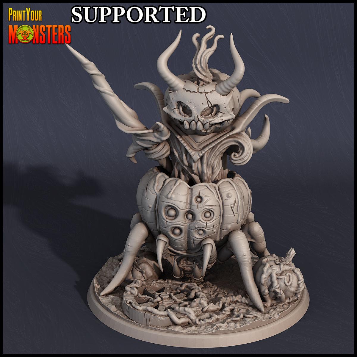 3D Printed Print Your Monsters Pumpkin Lord Pumpkins Attack Pack 28mm - 32mm D&D Wargaming