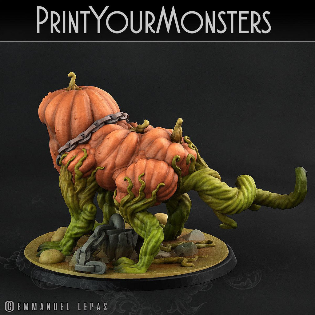 3D Printed Print Your Monsters Pumpkins Attack Pack II Set 28mm - 32mm D&D Wargaming