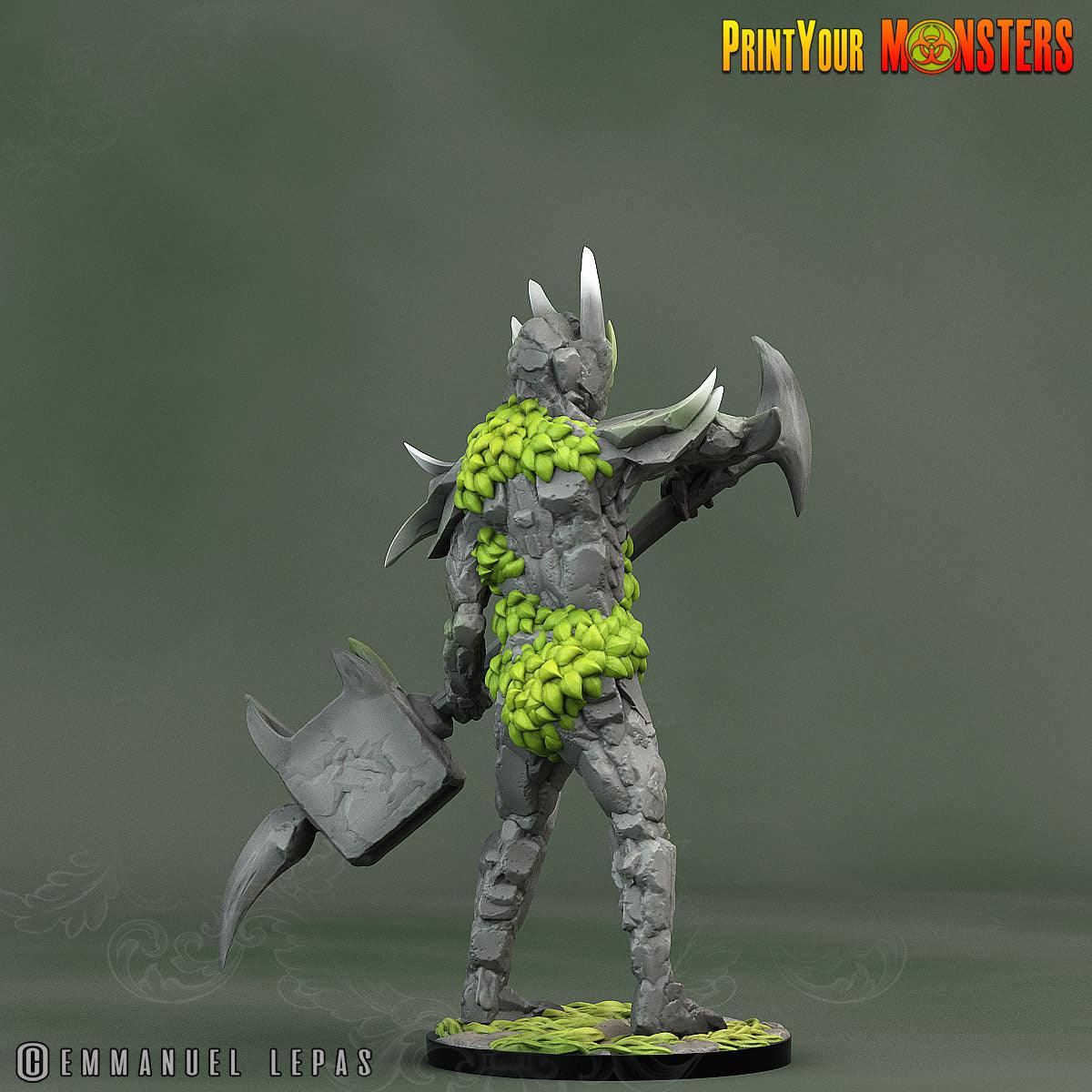 3D Printed Print Your Monsters Rock Soldiers Rock Monsters From Magic Valley Set 28mm - 32mm D&D Wargaming