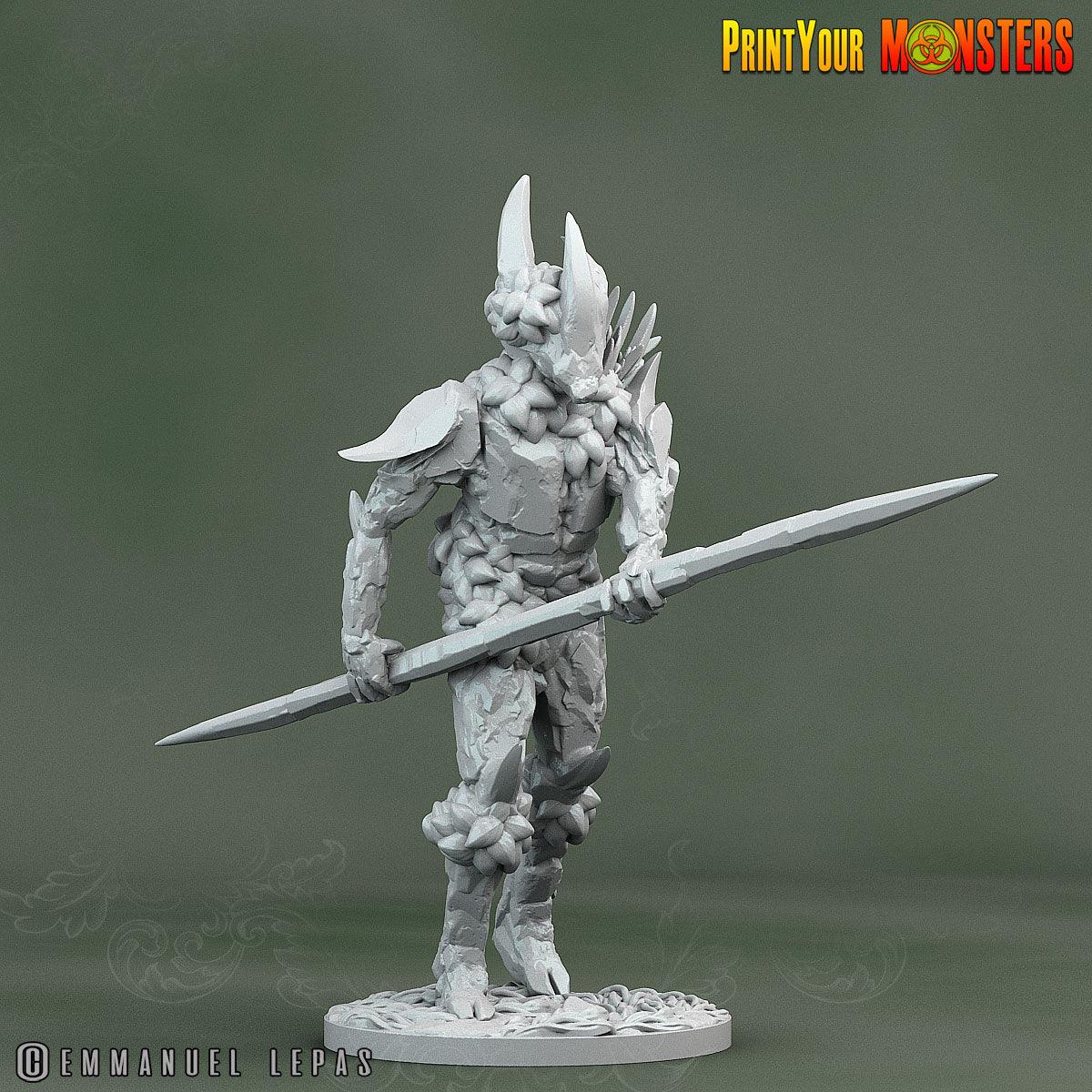 3D Printed Print Your Monsters Rock Soldiers Rock Monsters From Magic Valley Set 28mm - 32mm D&D Wargaming
