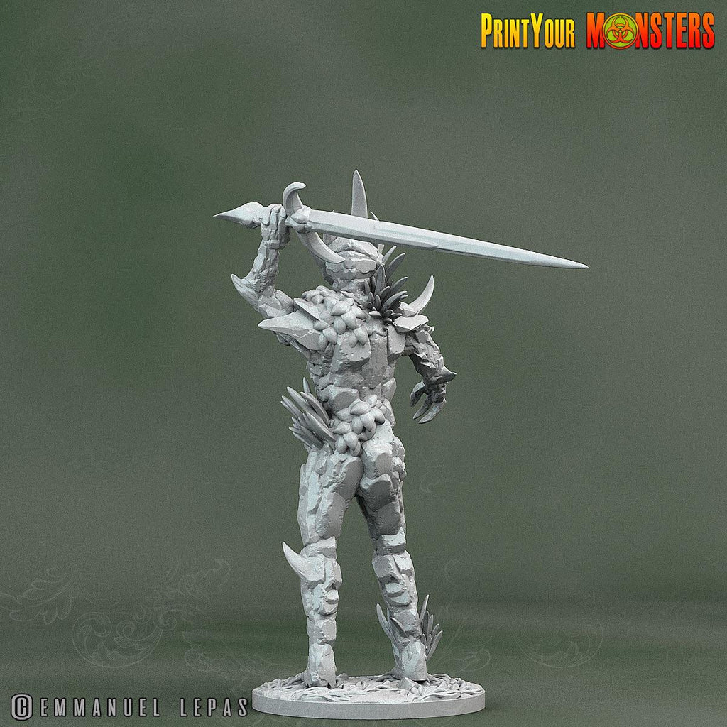3D Printed Print Your Monsters Rock Soldiers Rock Monsters From Magic Valley Set 28mm - 32mm D&D Wargaming