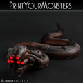 3D Printed Print Your Monsters Sentinel Viper Total Serpents 28mm - 32mm D&D Wargaming
