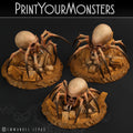 3D Printed Print Your Monsters Skullcap Hermit Spiders 28mm - 32mm D&D Wargaming