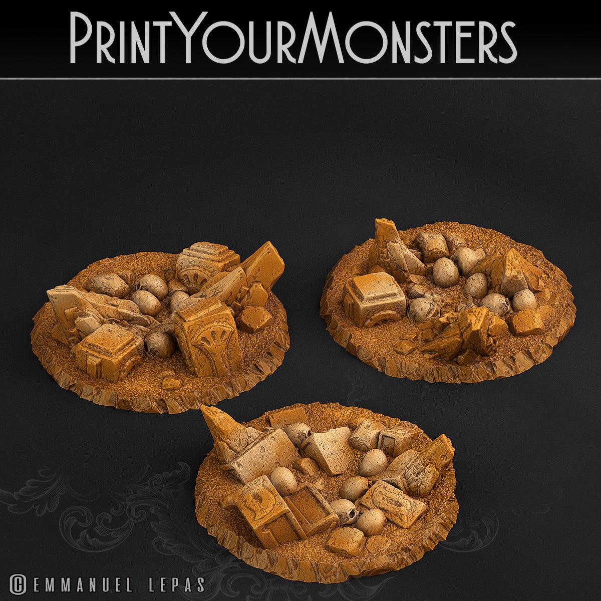 3D Printed Print Your Monsters Skullcap Hermit Spiders 28mm - 32mm D&D Wargaming