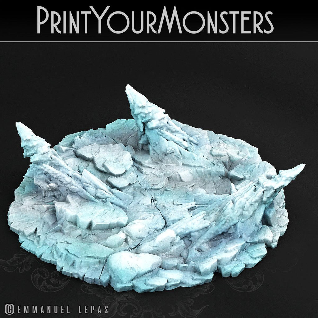 3D Printed Print Your Monsters Snowdevil Adult Spider 28mm - 32mm D&D Wargaming