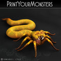 3D Printed Print Your Monsters Spidersnake Total Serpents 28mm - 32mm D&D Wargaming