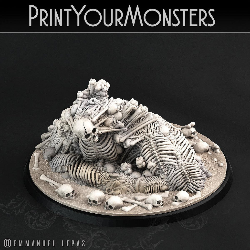 3D Printed Print Your Monsters Total Golems Set 28mm - 32mm D&D Wargaming