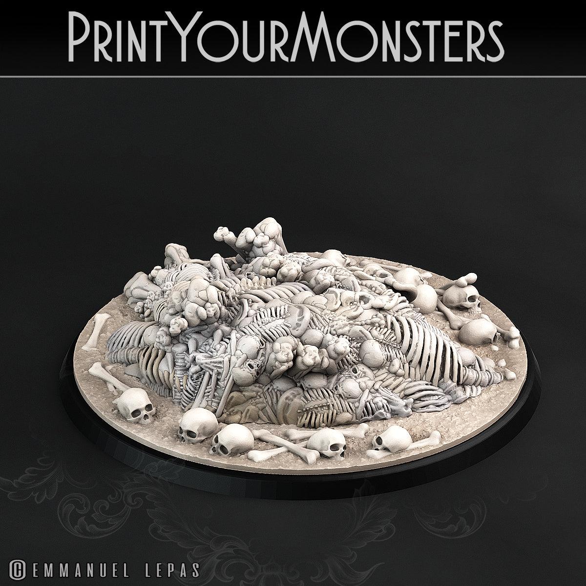 3D Printed Print Your Monsters Total Golems Set 28mm - 32mm D&D Wargaming