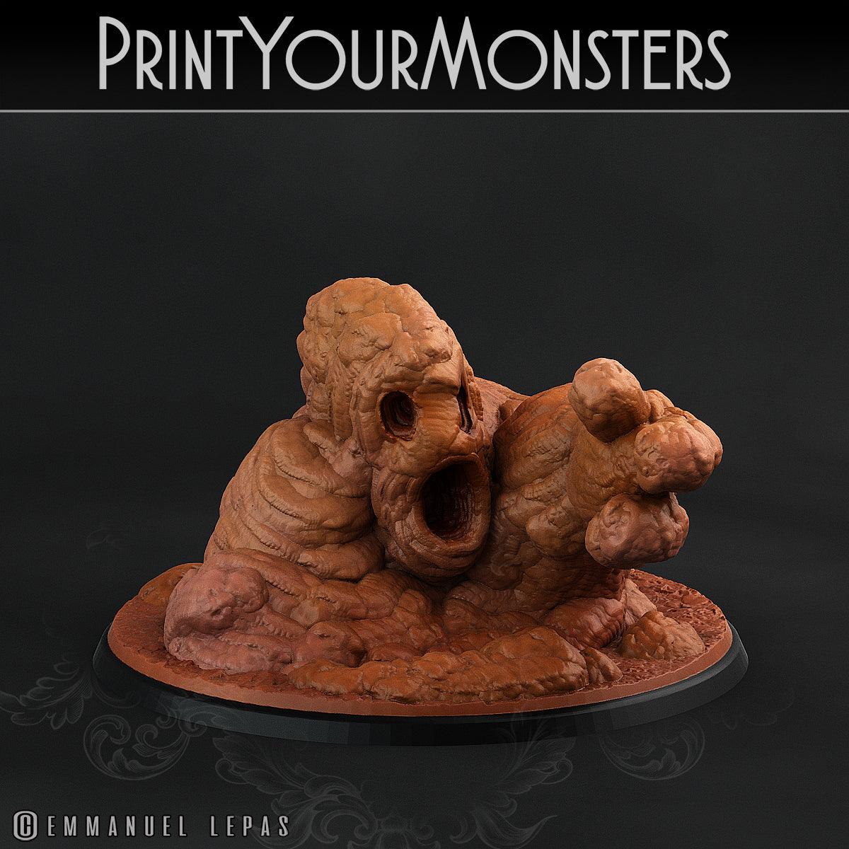 3D Printed Print Your Monsters Total Golems Set 28mm - 32mm D&D Wargaming