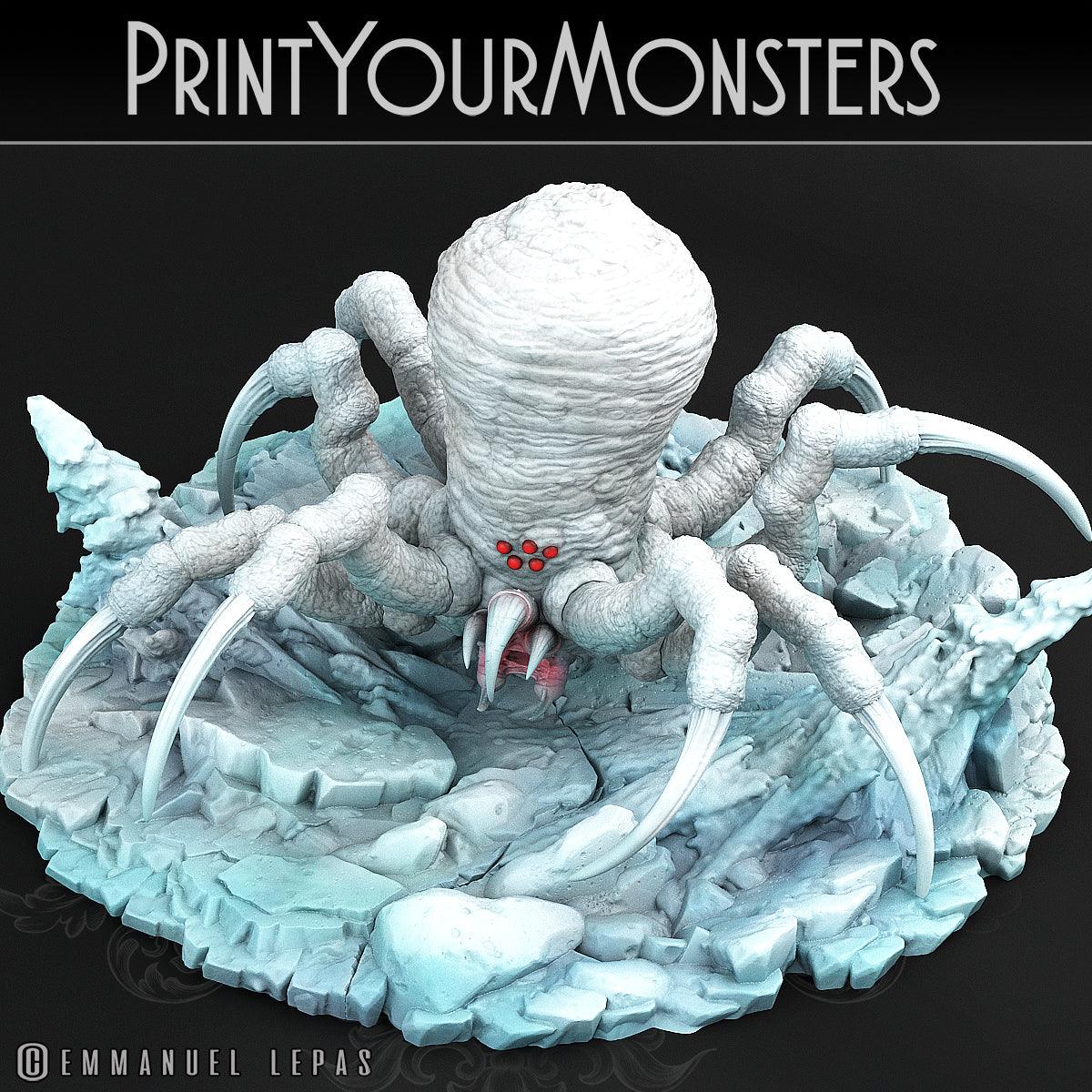 3D Printed Print Your Monsters Total Spiders Set 28mm - 32mm D&D Wargaming