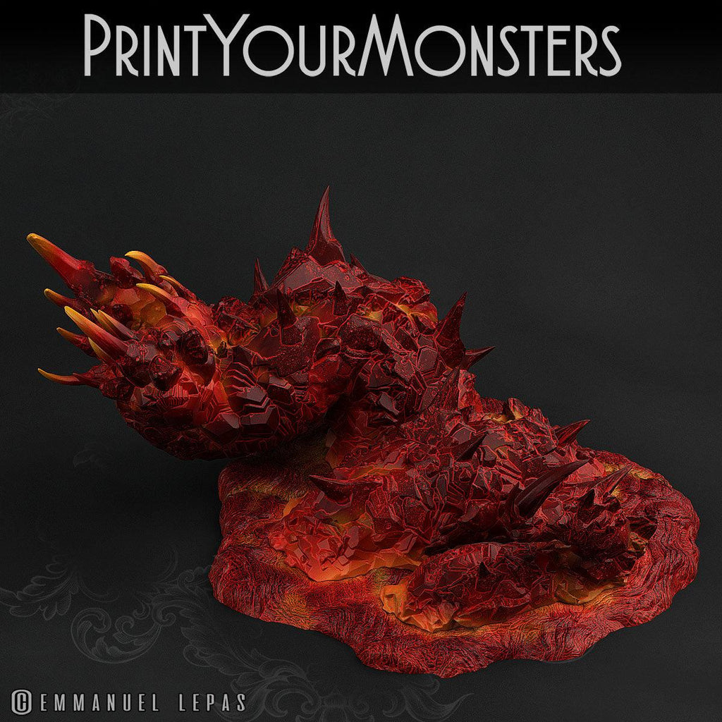 3D Printed Print Your Monsters Total Worms 2 Set 28mm - 32mm D&D Wargaming