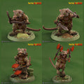 3D Printed Print Your Monsters Toxic Rat Soldiers The Toxic Rats Domination Set 28mm - 32mm D&D Wargaming
