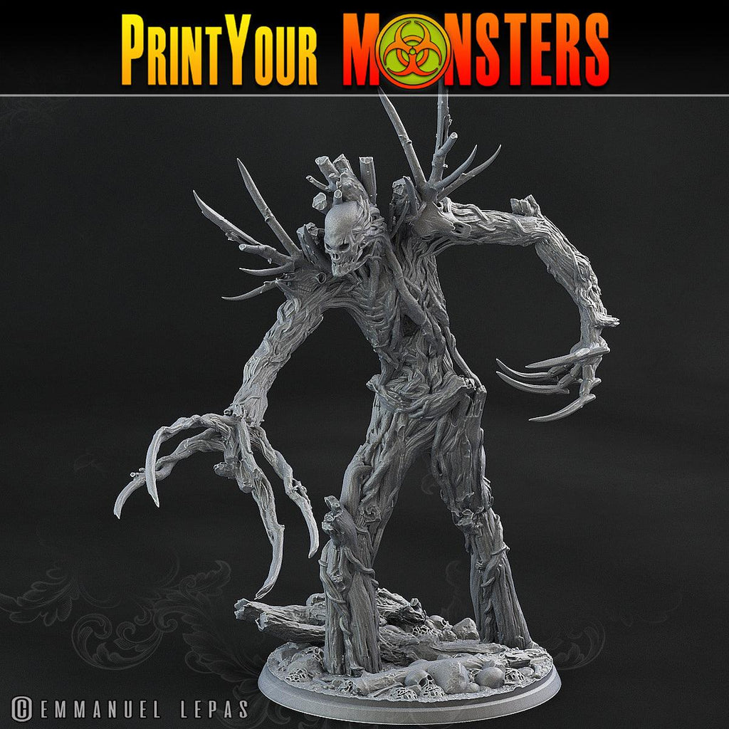 3D Printed Print Your Monsters Undead Treants The Shadowcreep Wood Set 28mm - 32mm D&D Wargaming