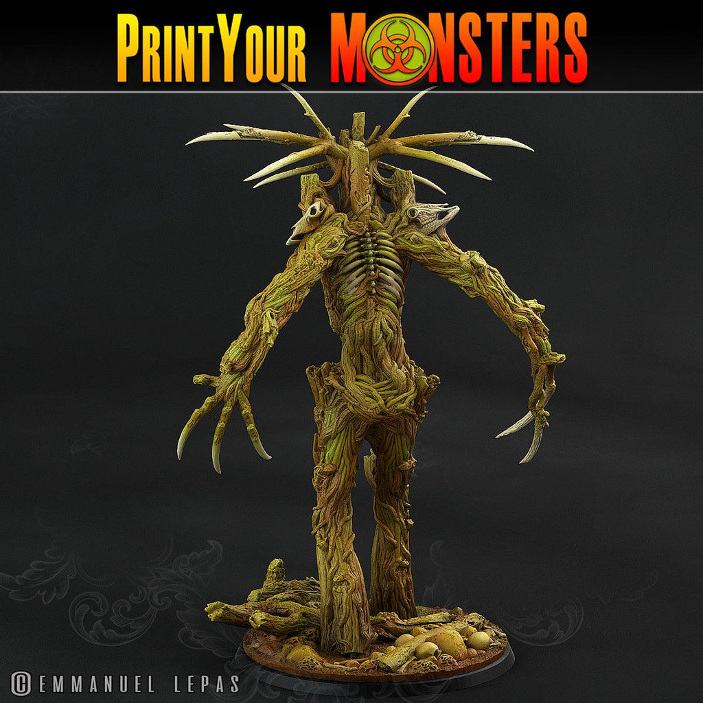 3D Printed Print Your Monsters Undead Treants The Shadowcreep Wood Set 28mm - 32mm D&D Wargaming