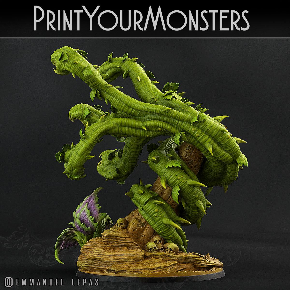 3D Printed Print Your Monsters Verdant Hydra Carniflora Jungle Predators 28mm - 32mm D&D Wargaming