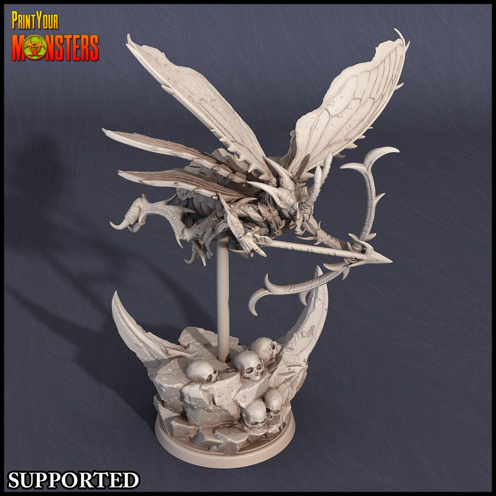 3D Printed Print Your Monsters Wasp Warrior Set The Infernal Hive 28mm - 32mm D&D Wargaming