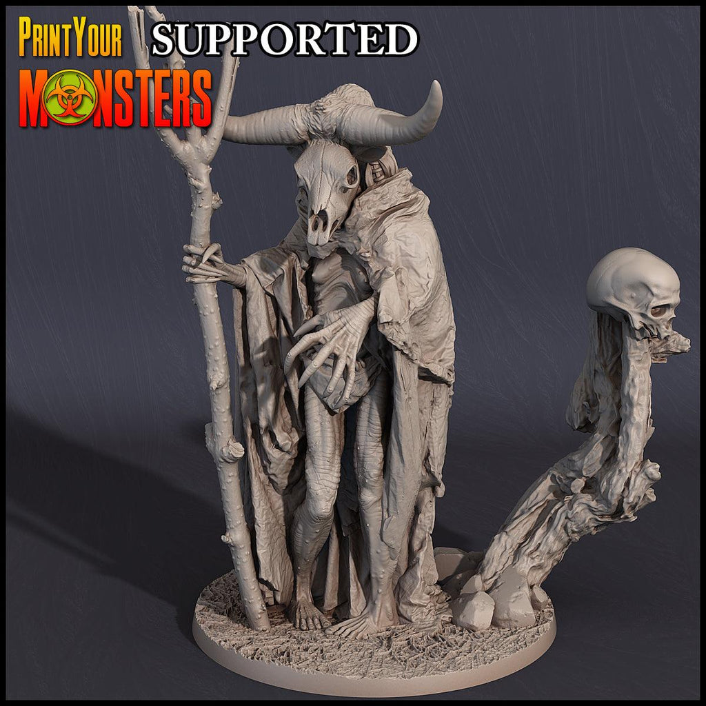 3D Printed Print Your Monsters Witches Pack Full Set 28mm - 32mm D&D Wargaming