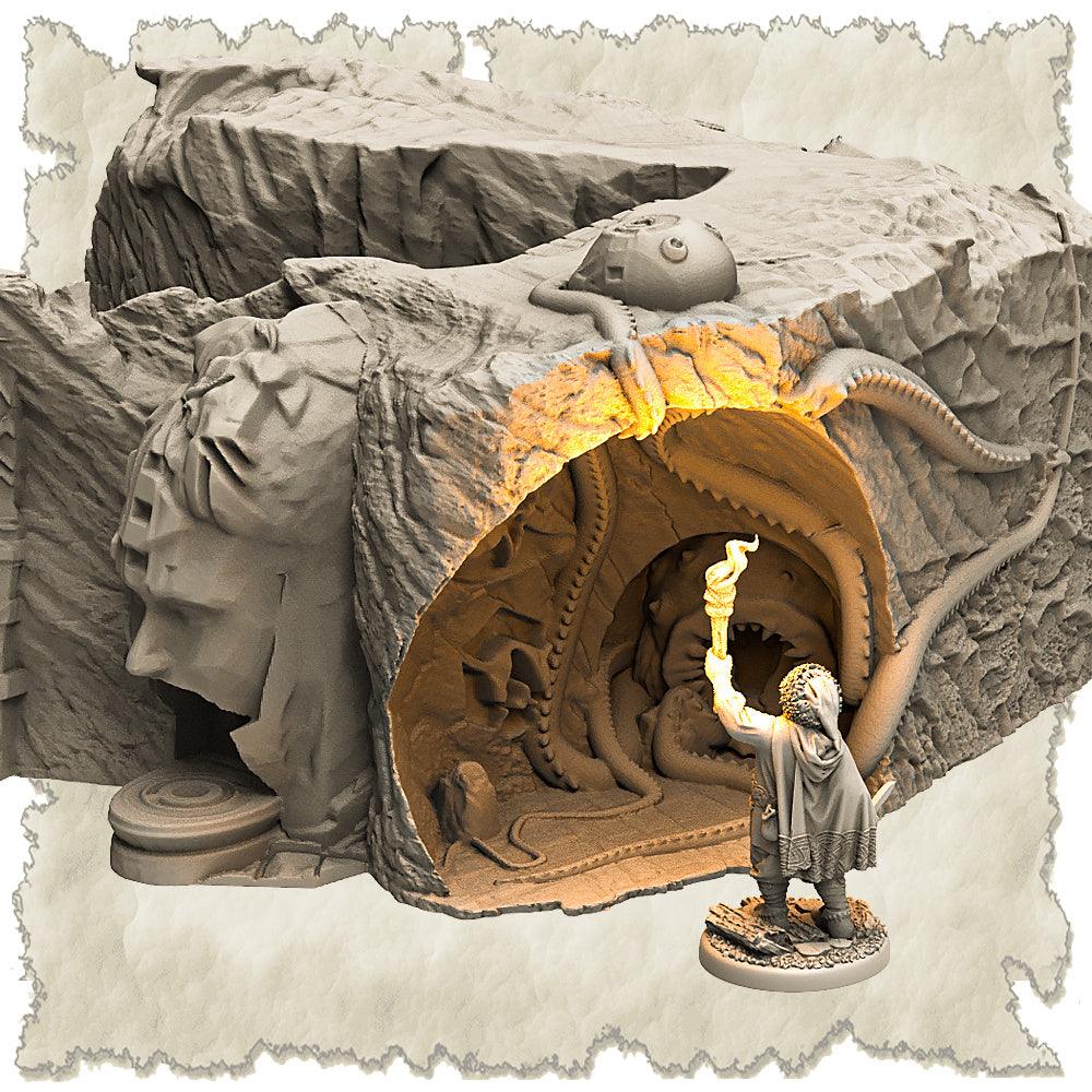 3D Printed SAWANT3D Dangerous Temple 28 32mm D&D