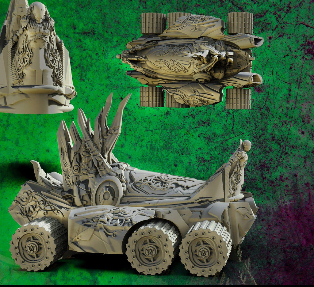 3D Printed SAWANT3D Elven Rover 28mm 32mm D&D