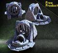 3D Printed SAWANT3D Sewage Secrets Under the Port City - Canal Hatch 28 32mm D&D