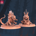3D Printed STL Miniatures Basilisk Set 28 - 32mm War Gaming D&D