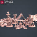 3D Printed STL Miniatures Explorers Set Fantasy NPC 2 | 28 - 32mm War Gaming D&D