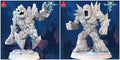 3D Printed STL Miniatures Granite Golems The Frost City 2 28 - 32mm War Gaming D&D