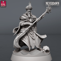 3D Printed STL Miniatures Neverdawn Red Sand Consultor 28 - 32mm War Gaming D&D