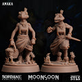 3D Printed Sordane Publishing Anaka Moonsoon 28 32mm D&D