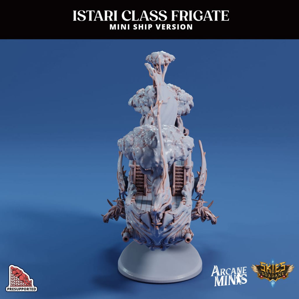 3D Printed Sordane Publishing Arcane Minis Mini Ship - Istari Frigate