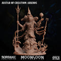 3D Printed Sordane Publishing Avatar of Creation Arkhos Moonsoon 28 32mm D&D