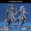 3D Printed Sordane Publishing Echoes of Madness - A Sordane Stories Cuthari Captain 28 32mm D&D