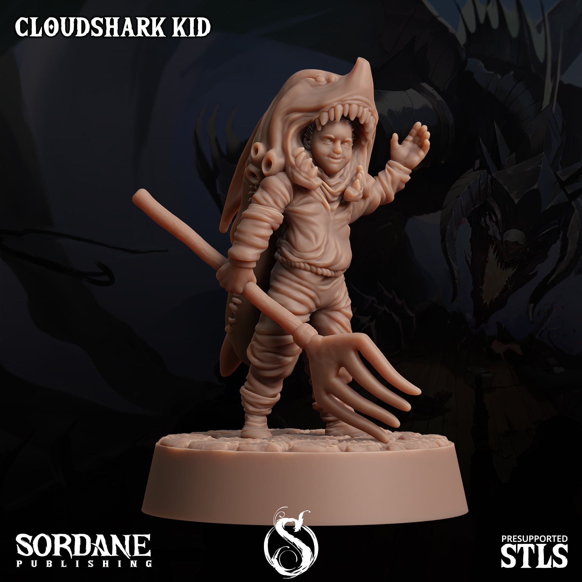 3D Printed Sordane Publishing Halloween Kids 28 32mm D&D